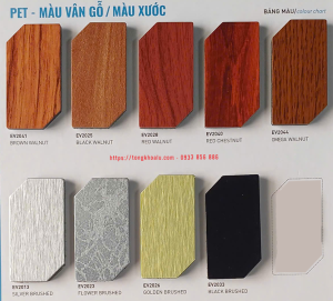 Alu vân gỗ được sử dụng trang trí nội thất
